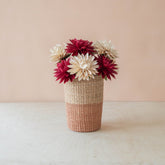flower - Natural Waterlily Corn Husk Flowers, case of 6 – Decorative Flower Stems | LIKHÂ - LIKHÂ