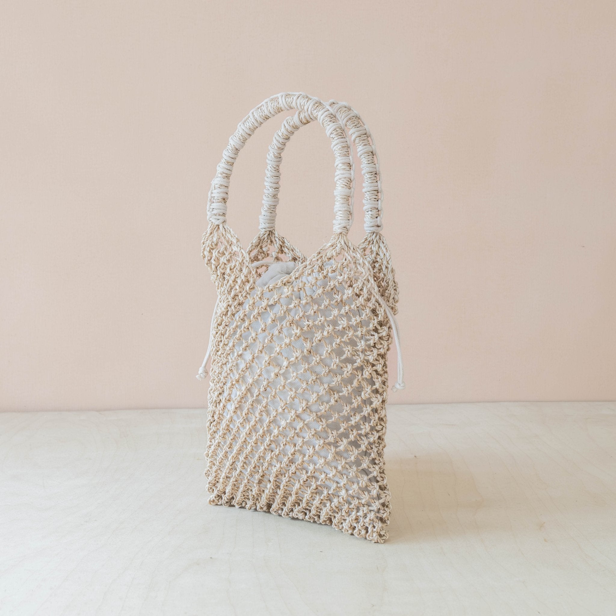 Handbags - Abaca Net Bag – Artisan Handwoven Market Tote | LIKHÂ - LIKHÂ