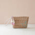Handbags - Mini Woven Pouch with Wristlet and Embroidered Hummingbird – Designer Pouch | LIKHÂ - LIKHÂ