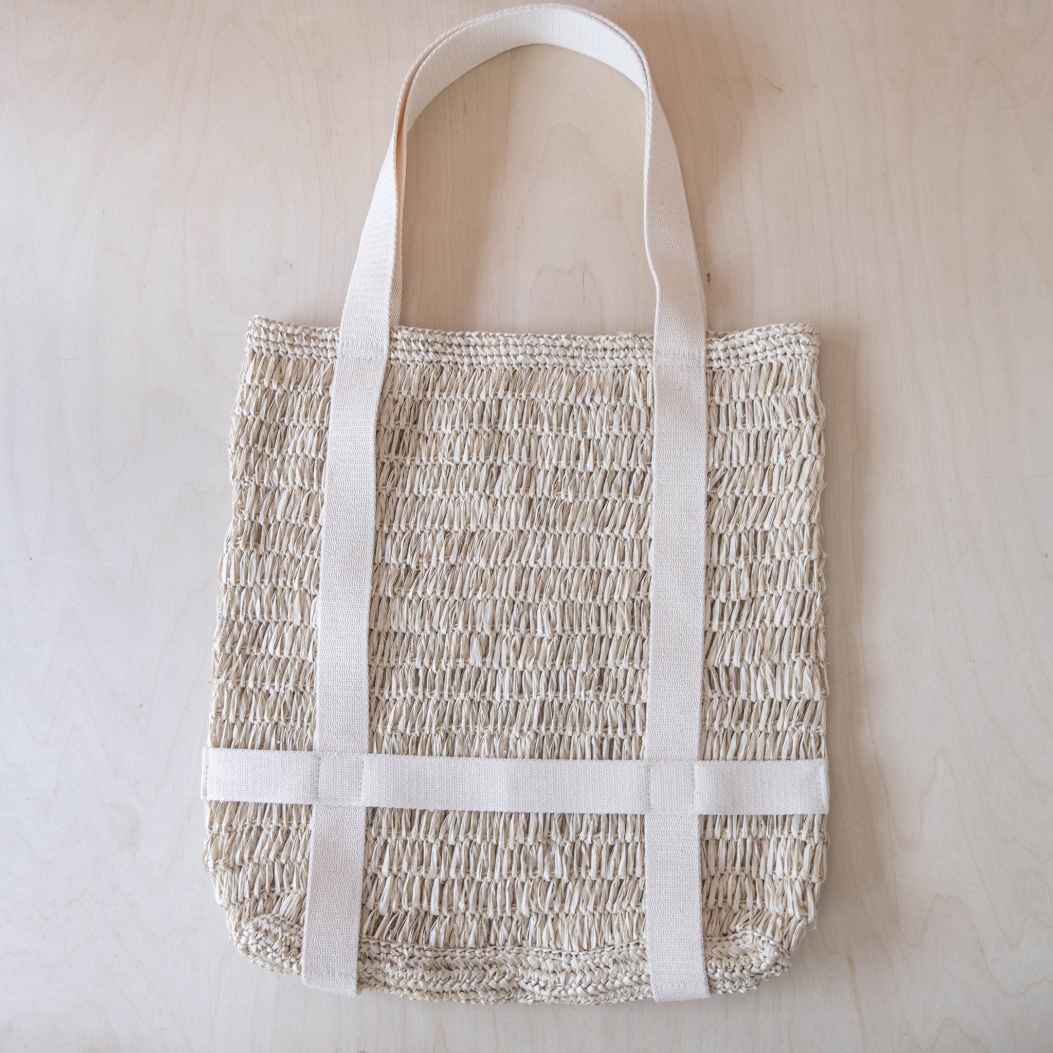 Handbags - Raffia Beach Tote with Sun Hat – Handwoven Summer Tote Set | LIKHÂ - LIKHÂ