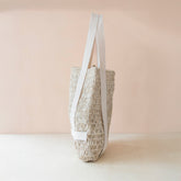 Handbags - Raffia Beach Tote with Sun Hat – Handwoven Summer Tote Set | LIKHÂ - LIKHÂ