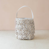 Handbags - Raffia Flower Weave Bucket Bag – Crossbody Handbag | LIKHÂ - LIKHÂ