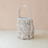 Handbags - Raffia Flower Weave Bucket Bag – Crossbody Handbag | LIKHÂ - LIKHÂ
