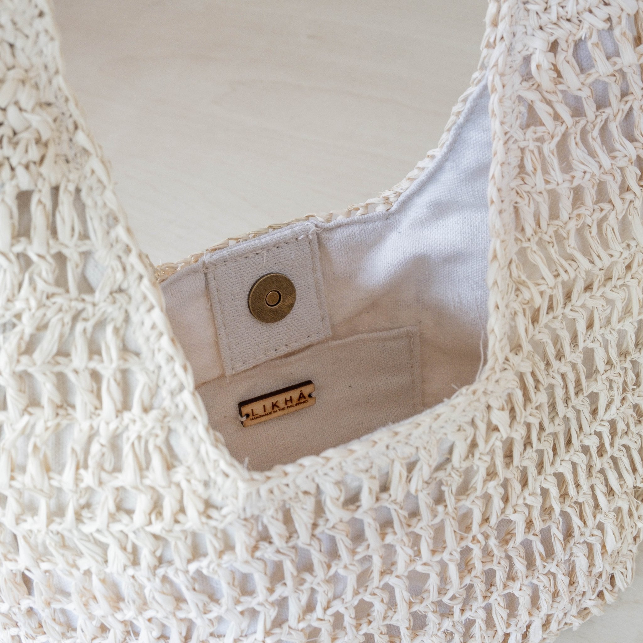 Handbags - Raffia Hobo Bag – Poste Weave Handbag for Everyday | LIKHÂ - LIKHÂ