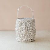 Handbags - Raffia Poste Weave Bucket Bag – Handwoven Shoulder Bag | LIKHÂ - LIKHÂ