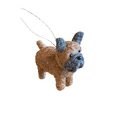 Ornaments - French Bulldog Ornament - Coco Coir Pet Ornament | LIKHÂ - LIKHÂ