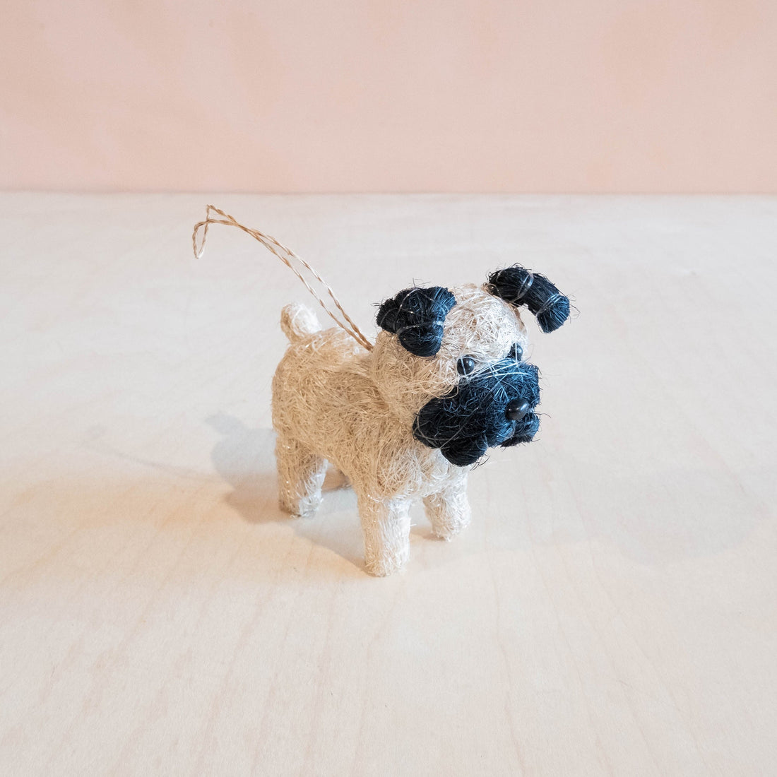 Ornaments - Pug Ornament - Coco Coir Dog Decor | LIKHÂ - LIKHÂ