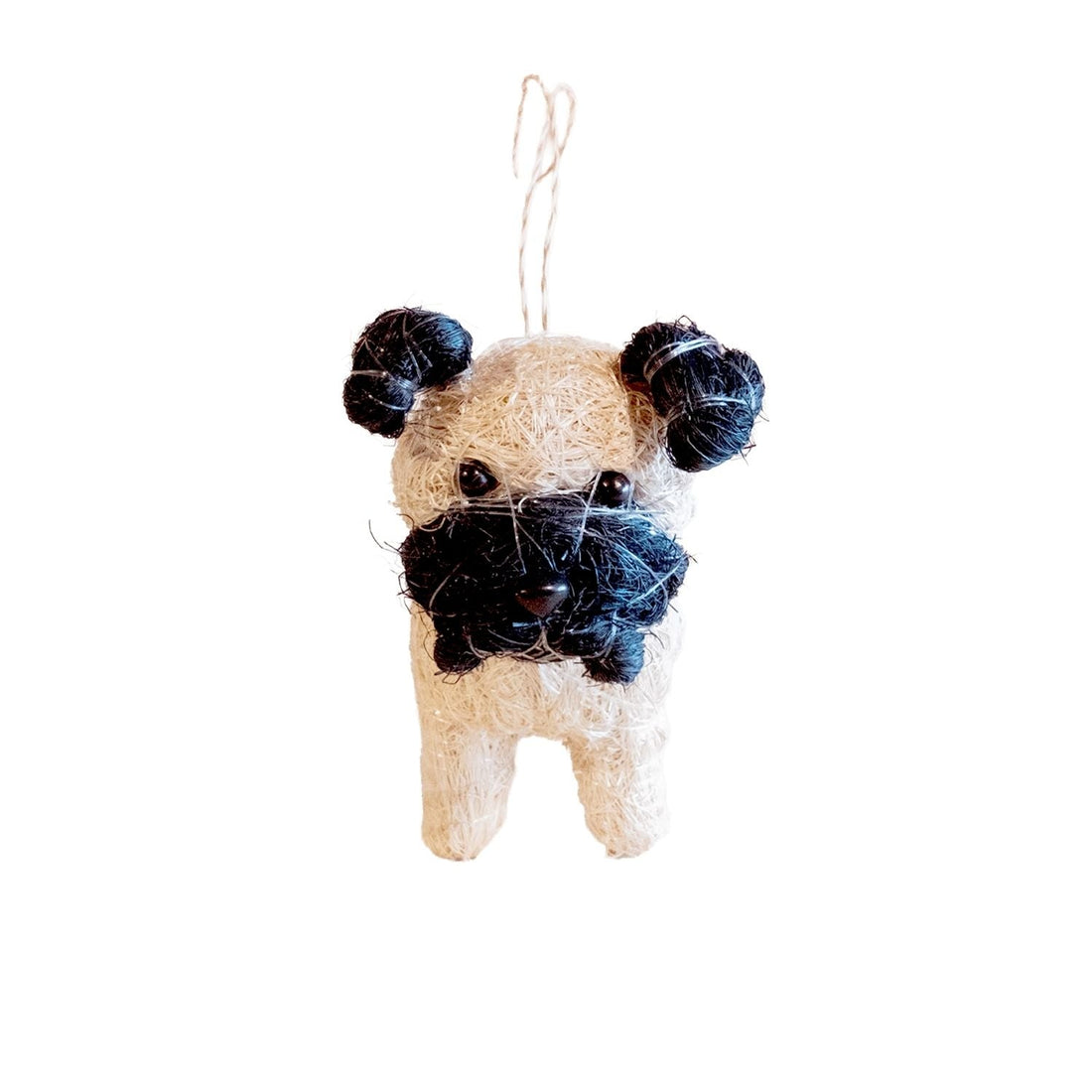 Ornaments - Pug Ornament - Coco Coir Dog Decor | LIKHÂ - LIKHÂ