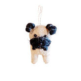 Ornaments - Pug Ornament - Coco Coir Dog Decor | LIKHÂ - LIKHÂ