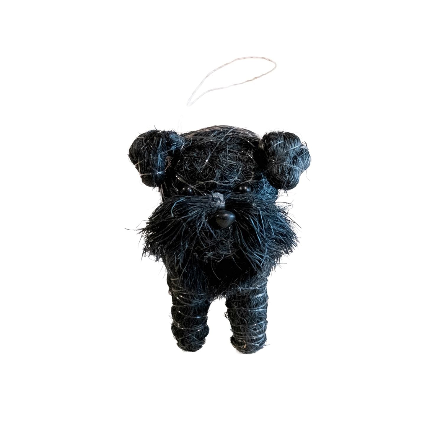 Ornaments - Schnauzer Ornament - Coco Coir Dog Charm | LIKHÂ - LIKHÂ