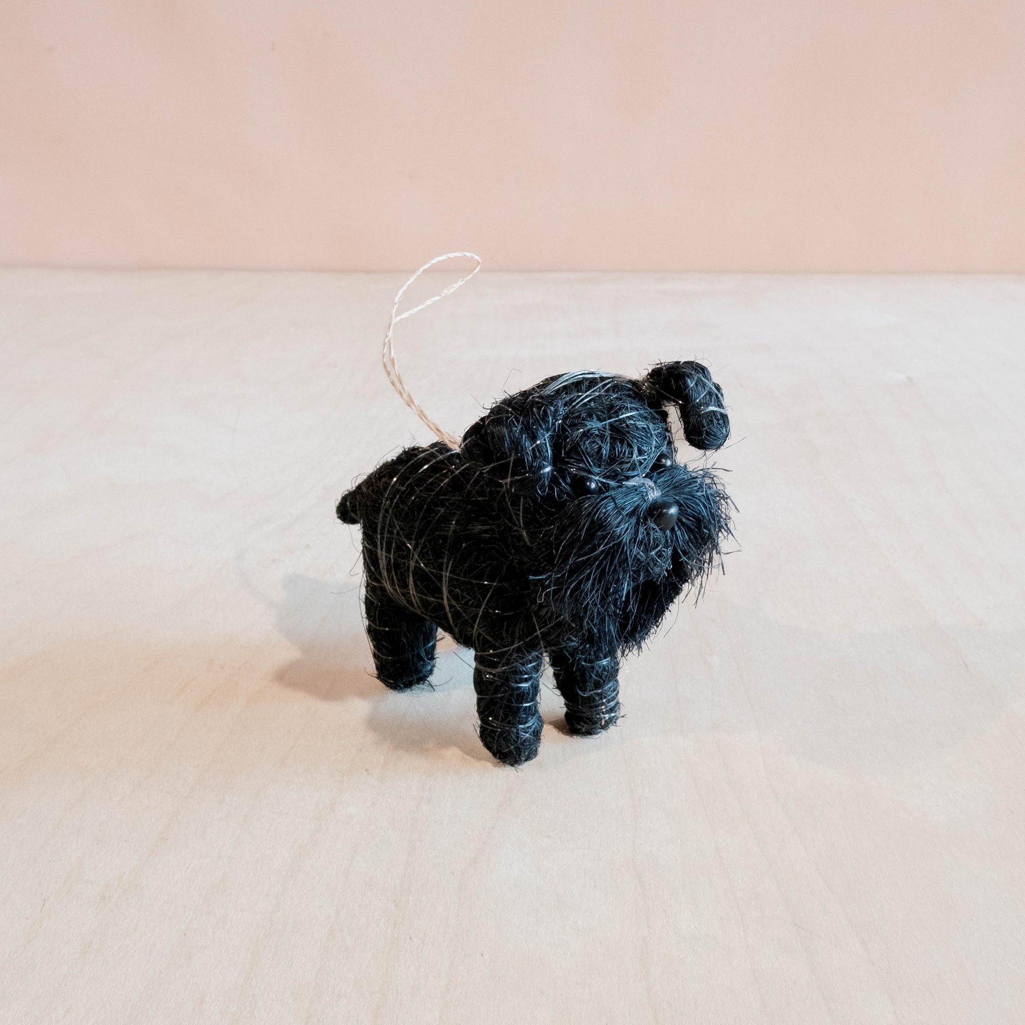Ornaments - Schnauzer Ornament - Coco Coir Dog Charm | LIKHÂ - LIKHÂ