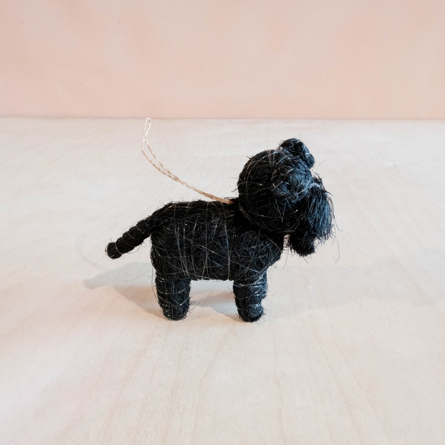 Ornaments - Schnauzer Ornament - Coco Coir Dog Charm | LIKHÂ - LIKHÂ