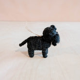 Ornaments - Schnauzer Ornament - Coco Coir Dog Charm | LIKHÂ - LIKHÂ