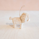 Ornaments - White Poodle Ornament - Artisan Pet Ornament | LIKHÂ - LIKHÂ