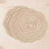 Placemats - Natural Scallop Placemats, set of 4 – Woven Abaca Placemats | LIKHÂ - LIKHÂ