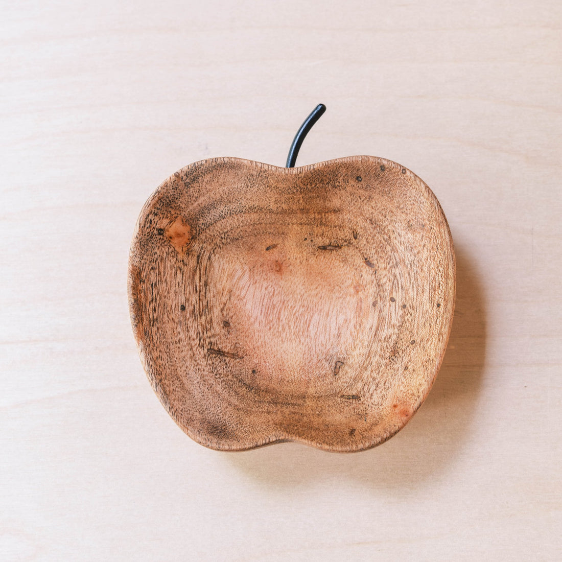  - Small Apple Wood Tray - Handcrafted Wooden Accent | LIKHÂ - LIKHÂ