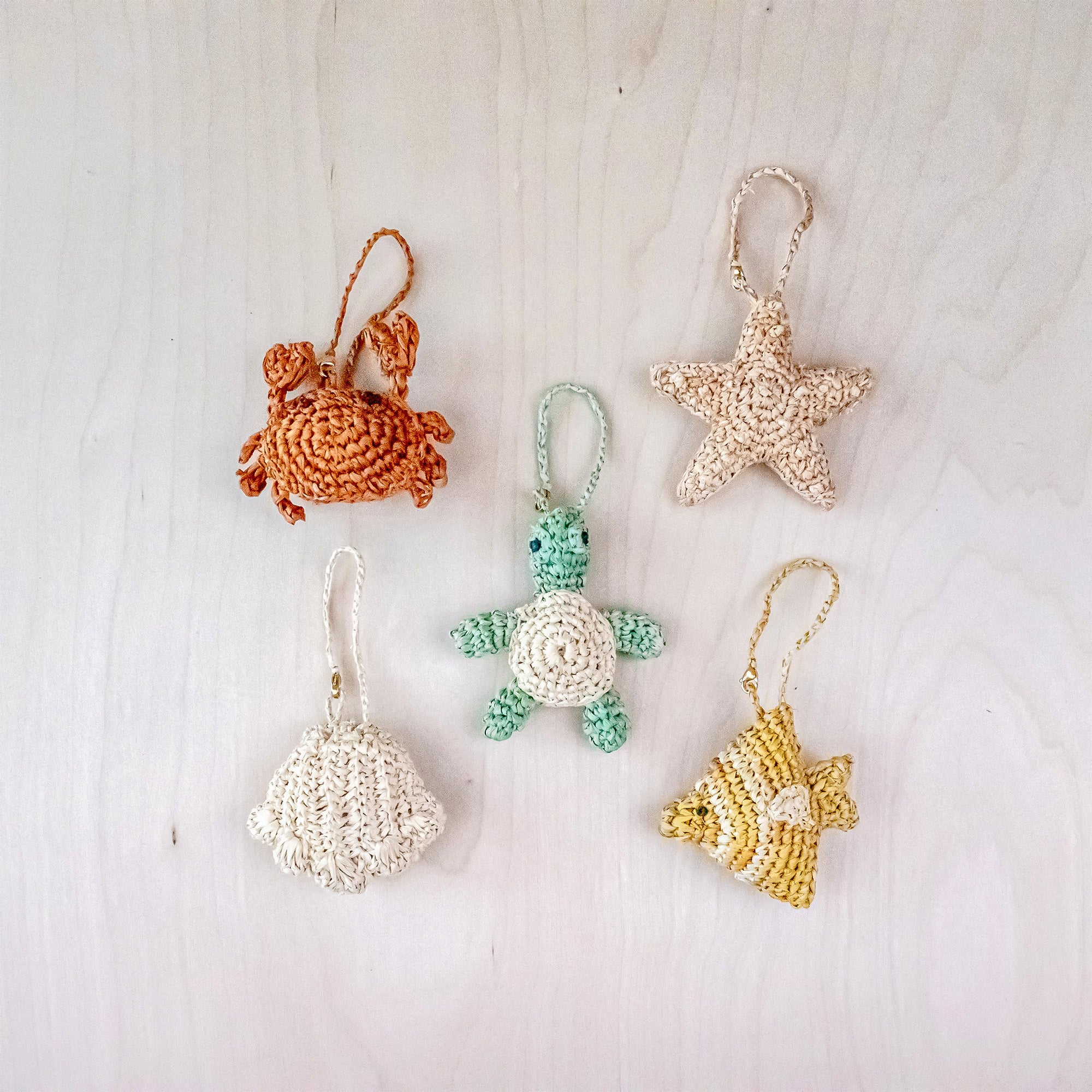 Shell Bag Accessory Crochet Bag Charms Likha