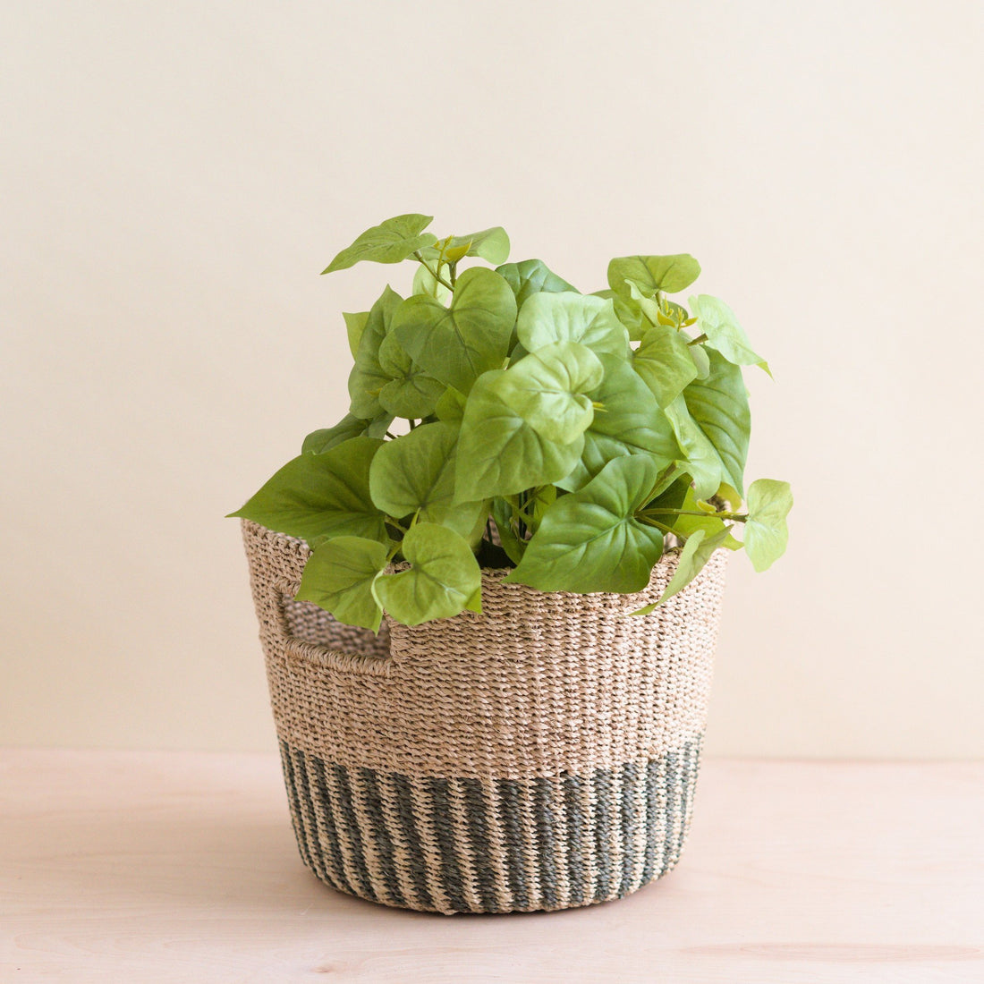 Baskets - Grey + Natural Tapered Basket - Storage Baskets | LIKHA - LIKHÂ