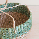 Baskets - Natural + Sage Hanging Planter - Hanging Bin | LIKHÂ - LIKHÂ