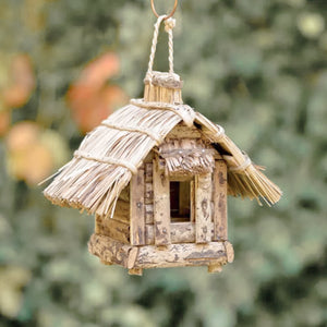 Birdhouse - Square Tiki Birdhouse - Boho Decor | LIKHA - LIKHÂ