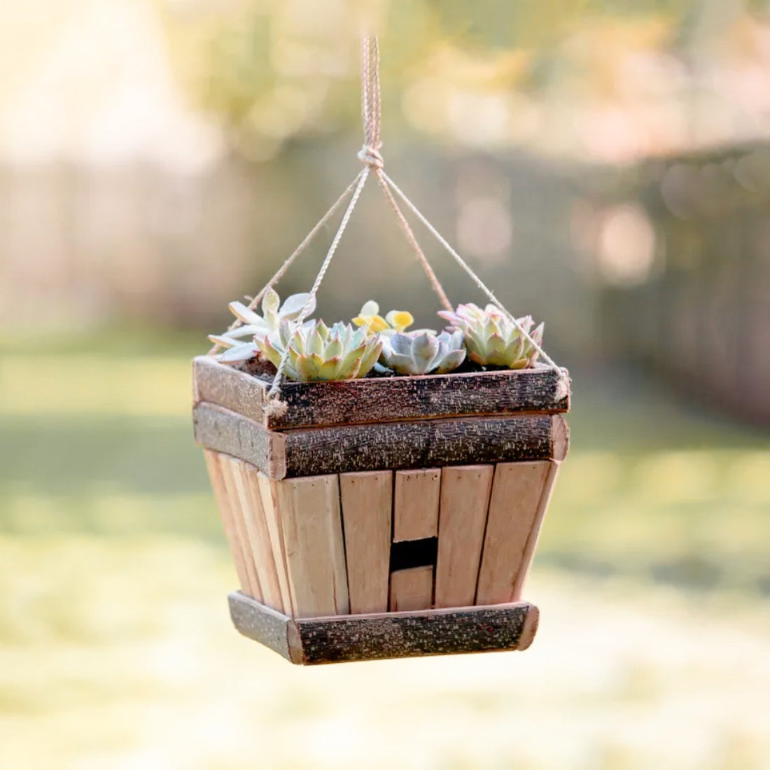 Birdhouse - Trapezoid Planter-Birdhouse - Rustic Decor | LIKHA - LIKHÂ