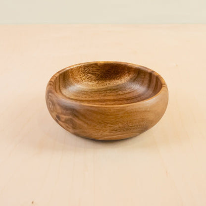 Bowls - Acacia Calabash Bowls, set of 1 large + 4 small bowls | LIKHÂ - LIKHÂ