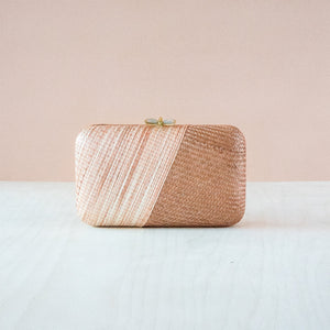 Clutches - Coral Kimono Clutch Bag - Straw Purse | LIKHA - LIKHÂ