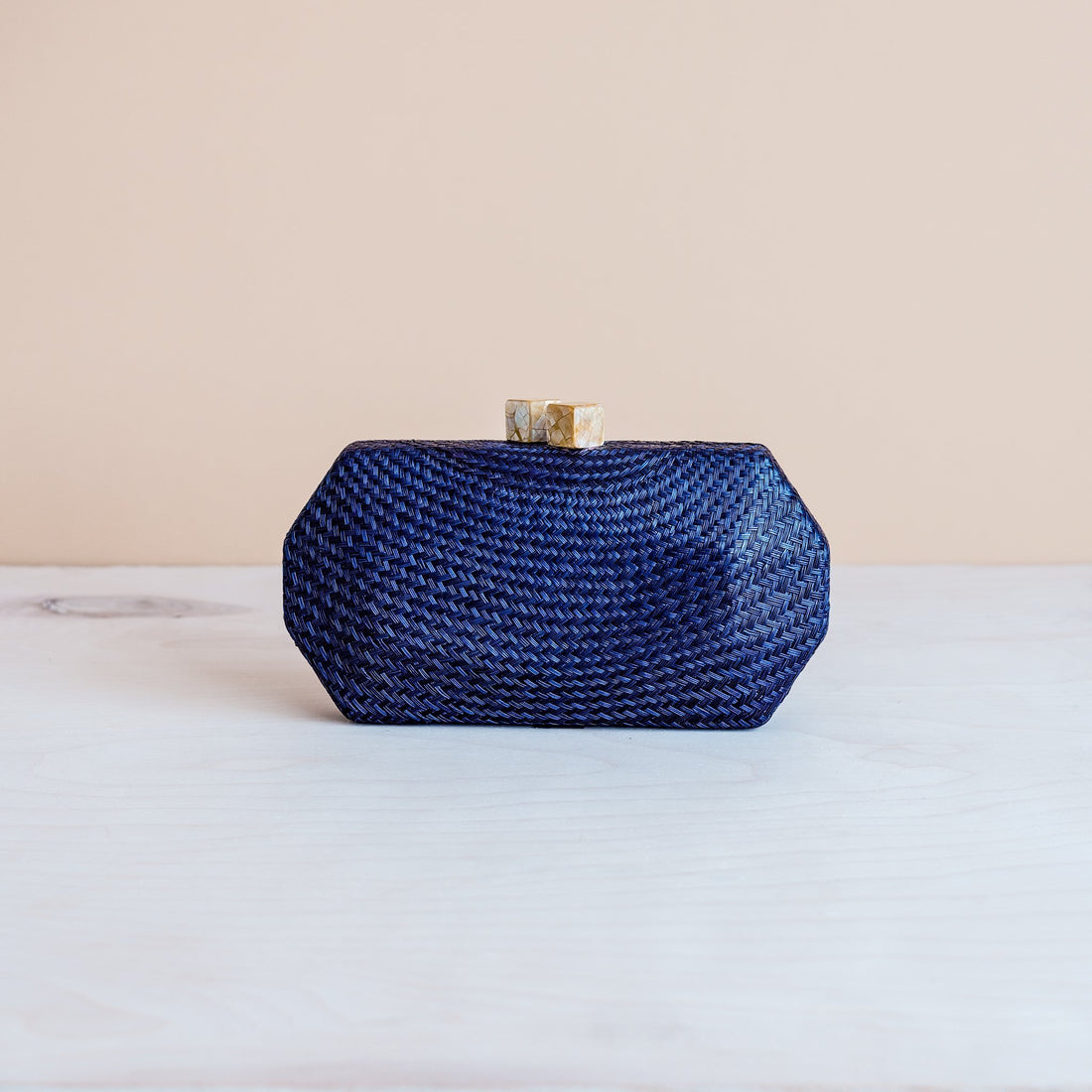 Clutches - Navy Blue Clutch - Handcrafted Clutches | LIKHÂ - LIKHÂ