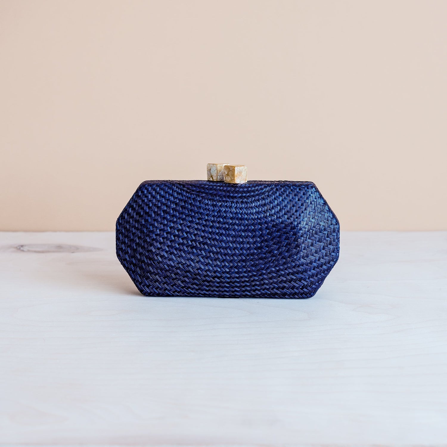Clutches - Navy Blue Clutch - Handcrafted Clutches | LIKHÂ - LIKHÂ