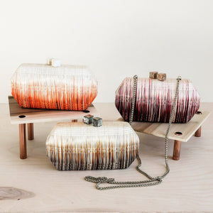 Clutches - Orange Clutch Purse - Handmade Clutch | LIKHÂ - LIKHÂ