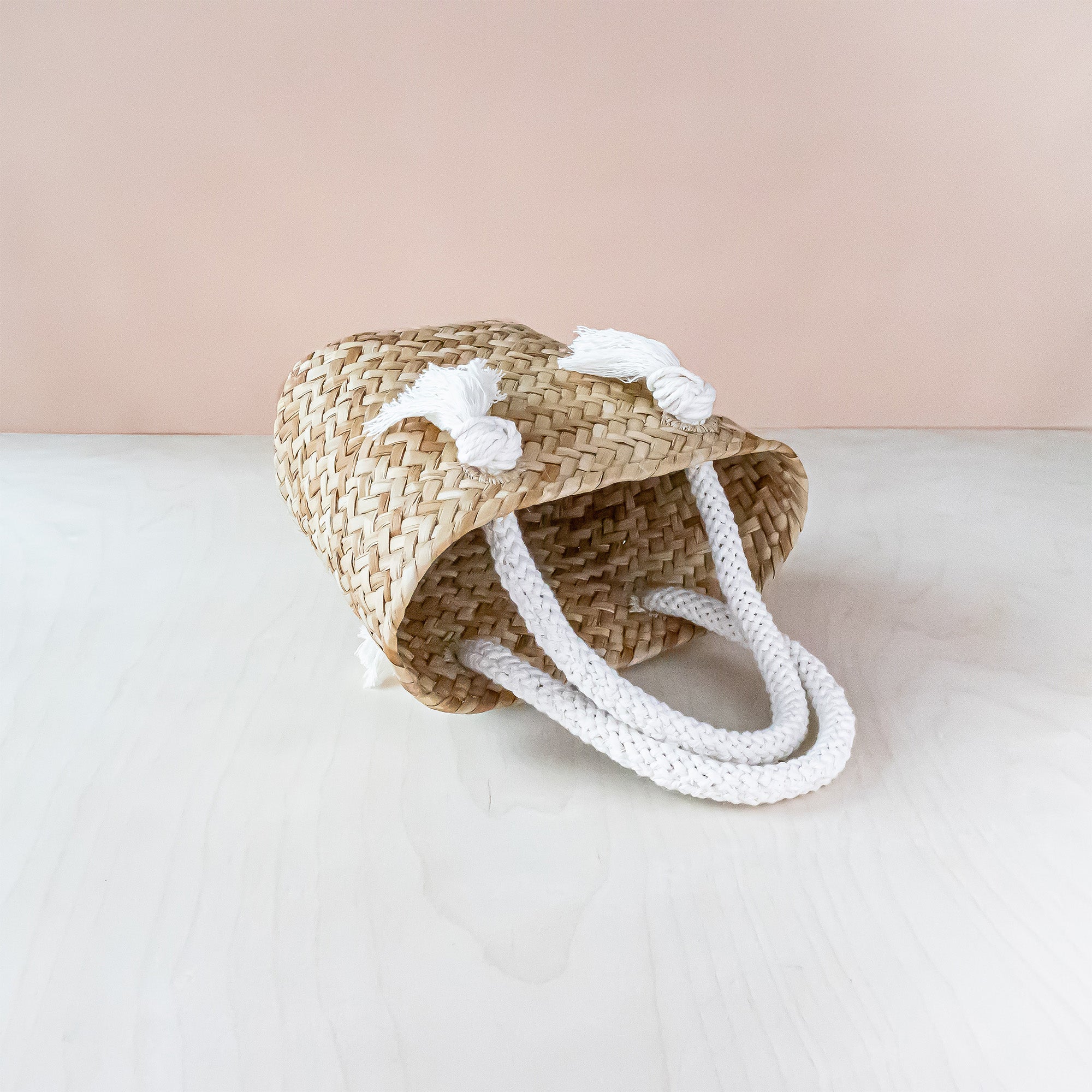 Handbags - Oat Small Classic Market Tote with Braided Handles - Straw Tote Bags | LIKHA - LIKHÂ