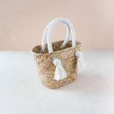 Handbags - Oat Small Classic Market Tote with Braided Handles - Straw Tote Bags | LIKHA - LIKHÂ