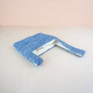 Handbags - Powder Blue Japanese Knot Bag - Raffia Purse | LIKHA - LIKHÂ