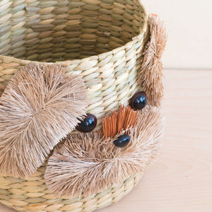 Home & Garden - Dog 6" Seagrass Basket Planter - Planter Basket | LIKHA - LIKHÂ
