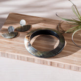 Jewelry - Mother-of-Pearl Bangle, Iridescent Grey - Natural Jewelry | LIKHÂ - LIKHÂ
