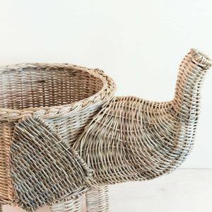 - Natural Rattan Elephant Basket - Wicker Basket | LIKHA - LIKHÂ