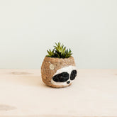Planters - Three-tone Sloth Coco Coir Planter - Handmade Planters | LIKHÂ - LIKHÂ