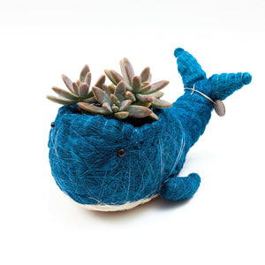 Planters - Wicker Whale Planter - Coco Planter | LIKHÂ - LIKHÂ