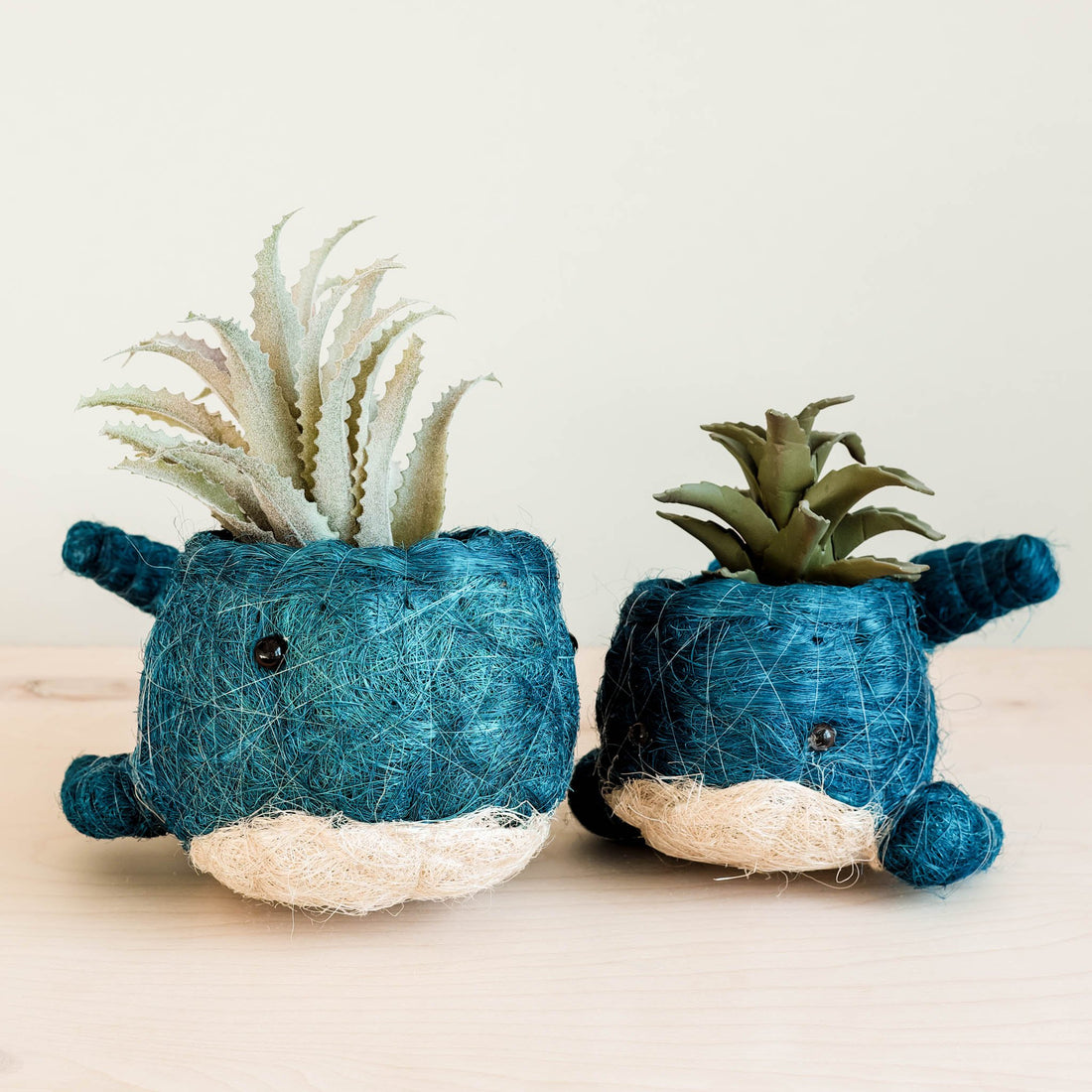 Planters - Wicker Whale Planter - Coco Planter | LIKHÂ - LIKHÂ