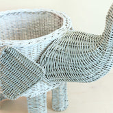 - Two-tone Rattan Elephant Basket - Wicker Organizer | LIKHA - LIKHÂ