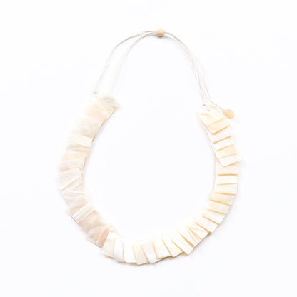 - White Mother of Pearl Necklace | LIKHÂ - LIKHÂ