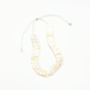 - White Mother of Pearl Necklace | LIKHÂ - LIKHÂ